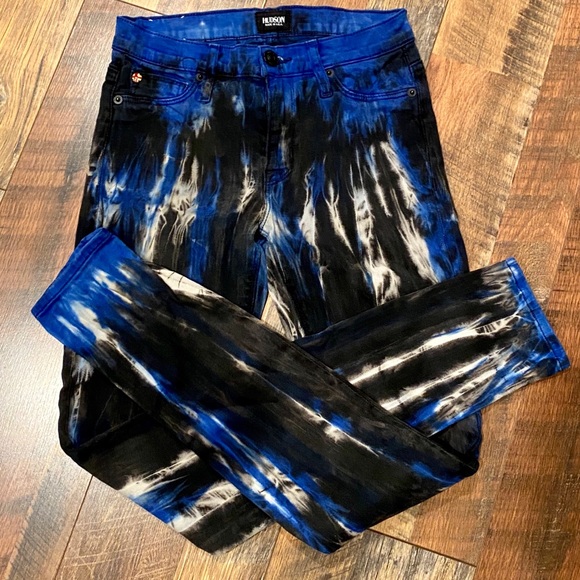 HUDSON Midrise Nico Octavia Tie Dye Jeans - Picture 2 of 8